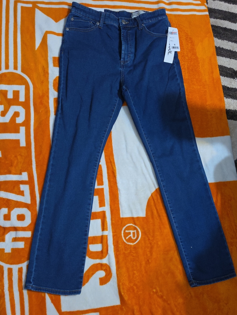 32 Degrees Women's Dark Blue Slim Jeans